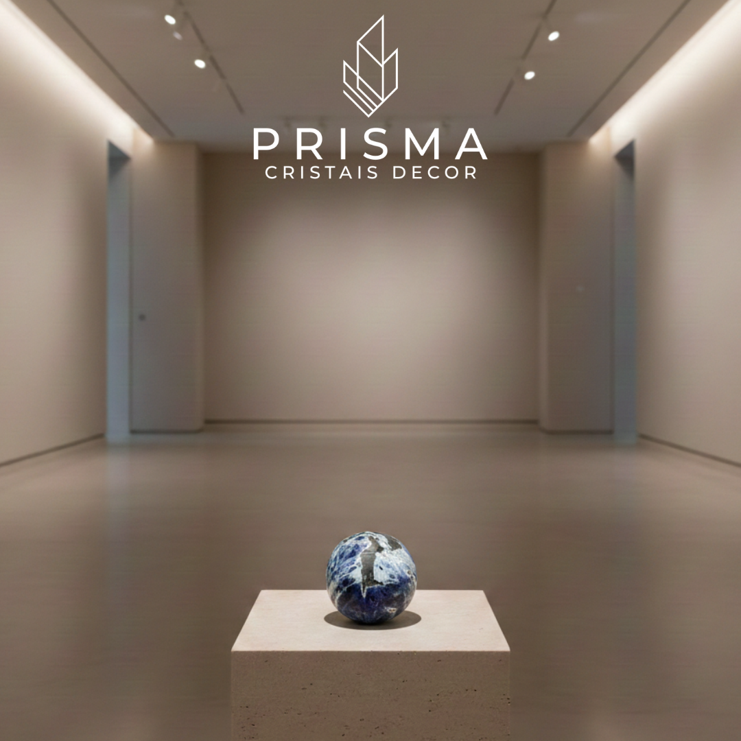 Esfera de Sodalita 2 - vista completa da peça premium