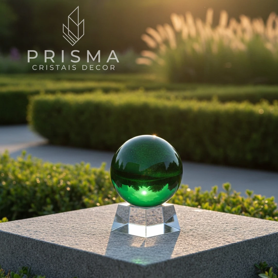 Esfera de Obsidiana Verde 11kg polida — vidro vulcânico raro da Sierra de Pachuca decoração alto padrão Nova Lima